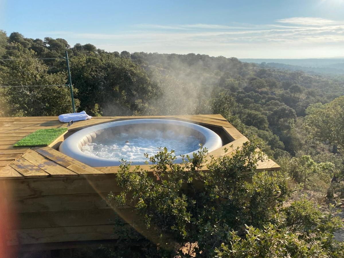 Eco-Lodge En La Reserva Privada Campanarios De Azaba - Proyecto De Conservacion Espeja Esterno foto