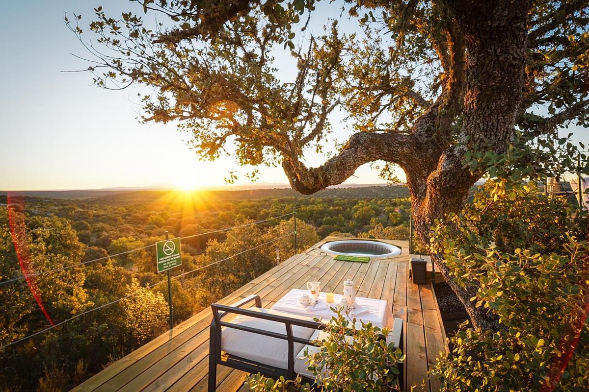 Eco-Lodge En La Reserva Privada Campanarios De Azaba - Proyecto De Conservacion Espeja Esterno foto